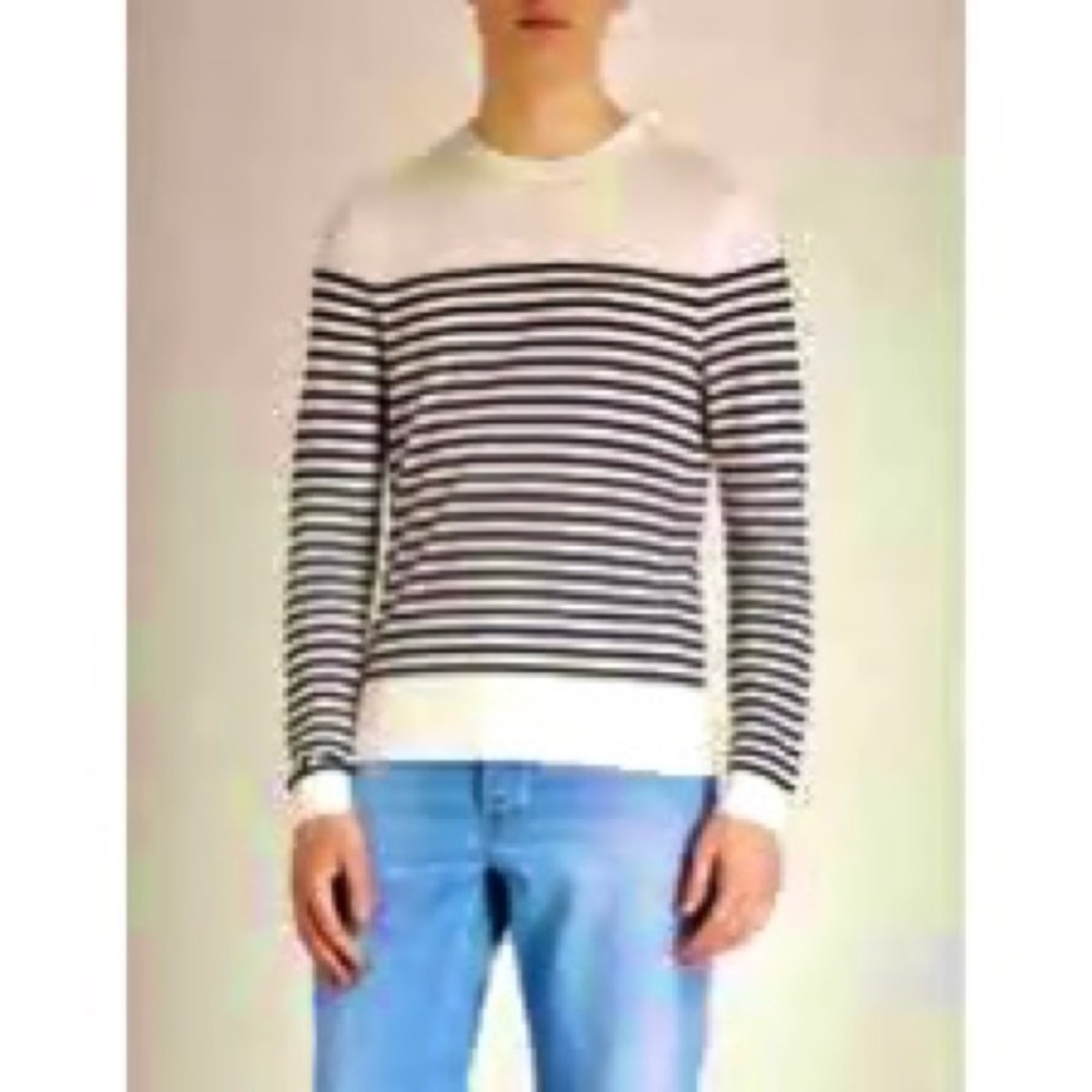 SANDRO PARIS NWT SAILOR CREWNECK TEE SZ XL - Picture 4 of 4